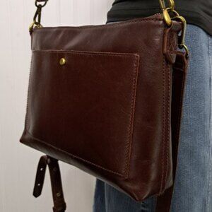 Madewell Transport Shoulder Crossbody in Espresso Bean